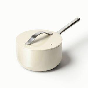 Sauce Pan - 3 qt Non-Stick Ceramic Sauce Pan With Lid