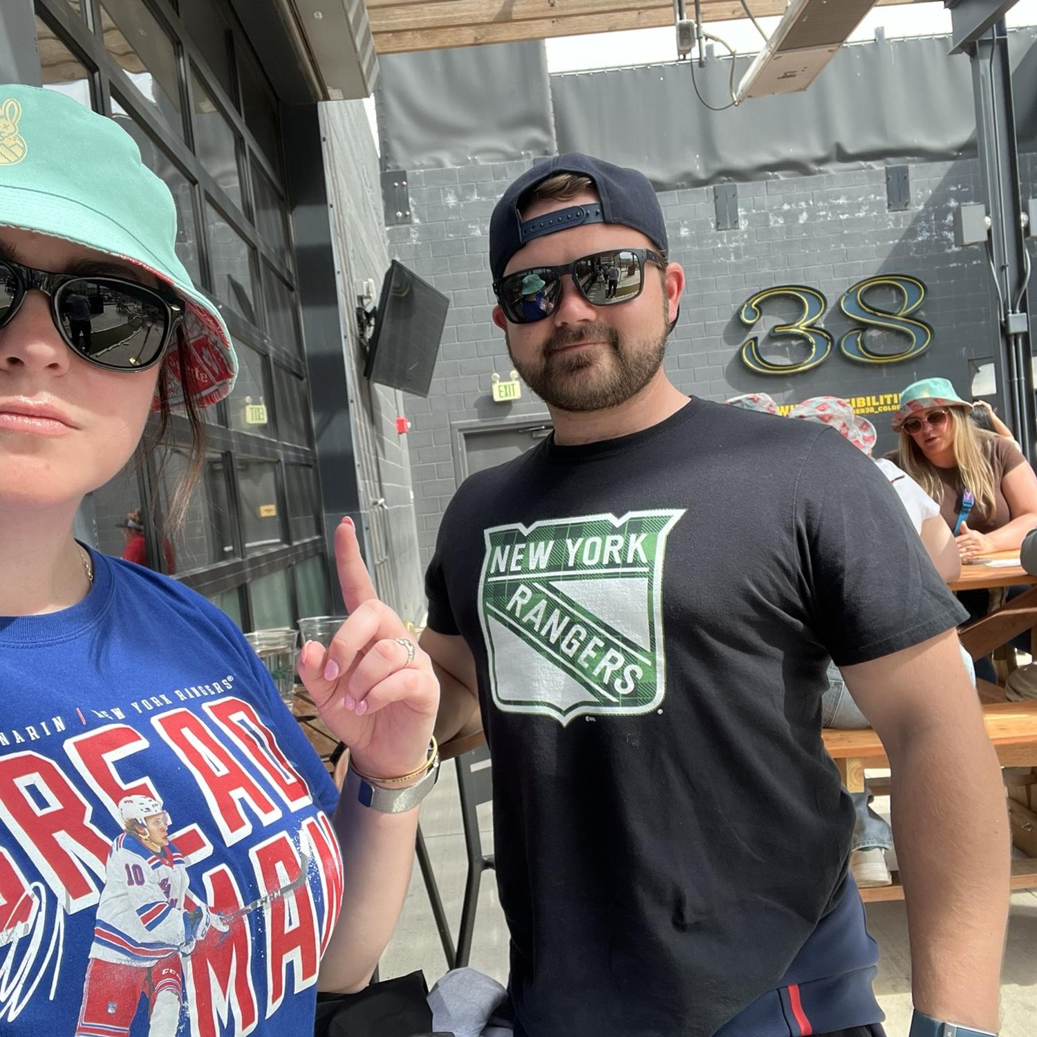 Diehard Rangers fans, also professional mini golf bar crawlers.