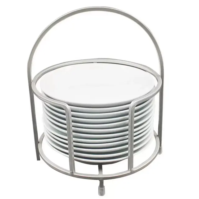 Our Table™ Hayden 13-Piece Appetizer Plate and Caddy Set in White