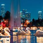 Rainbow Lagoon Swan Boats by Wheel Fun Rentals