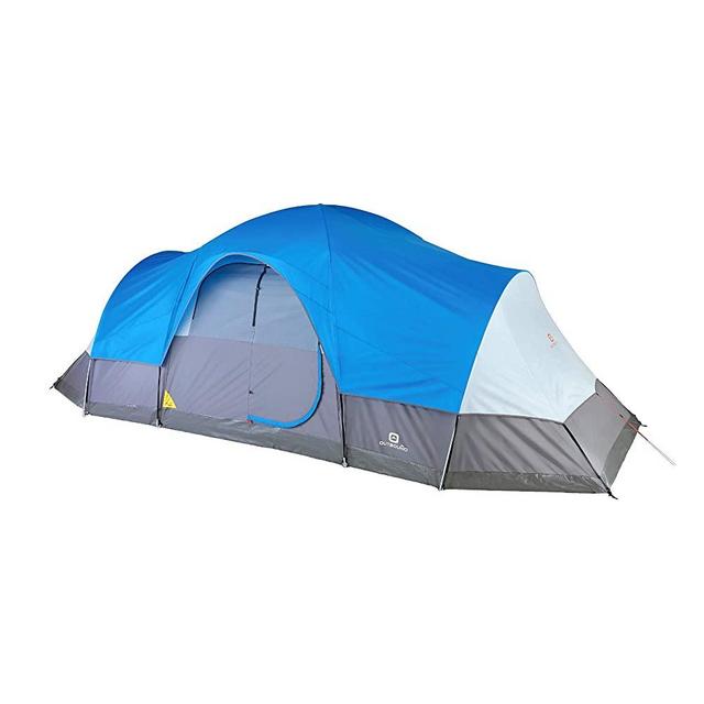 Outbound Dome Tent for Camping with Carry Bag and Rainfly | Perfect for Backpacking or The Beach | 8 & 12 Person | Blue