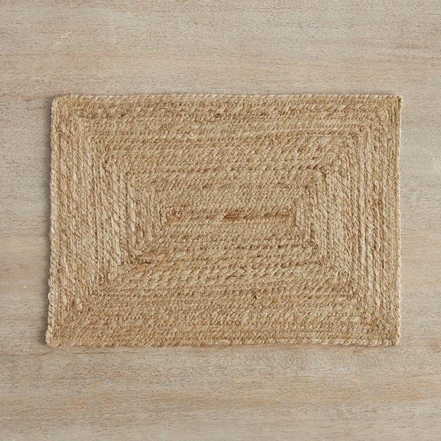 Colton Jute Placemat Rectangular, Set of 4 - Natural