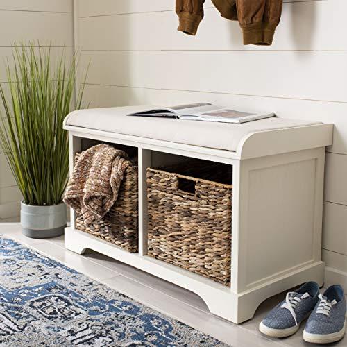 Safavieh American Homes Collection Freddy Brown Wicker Storage Bench