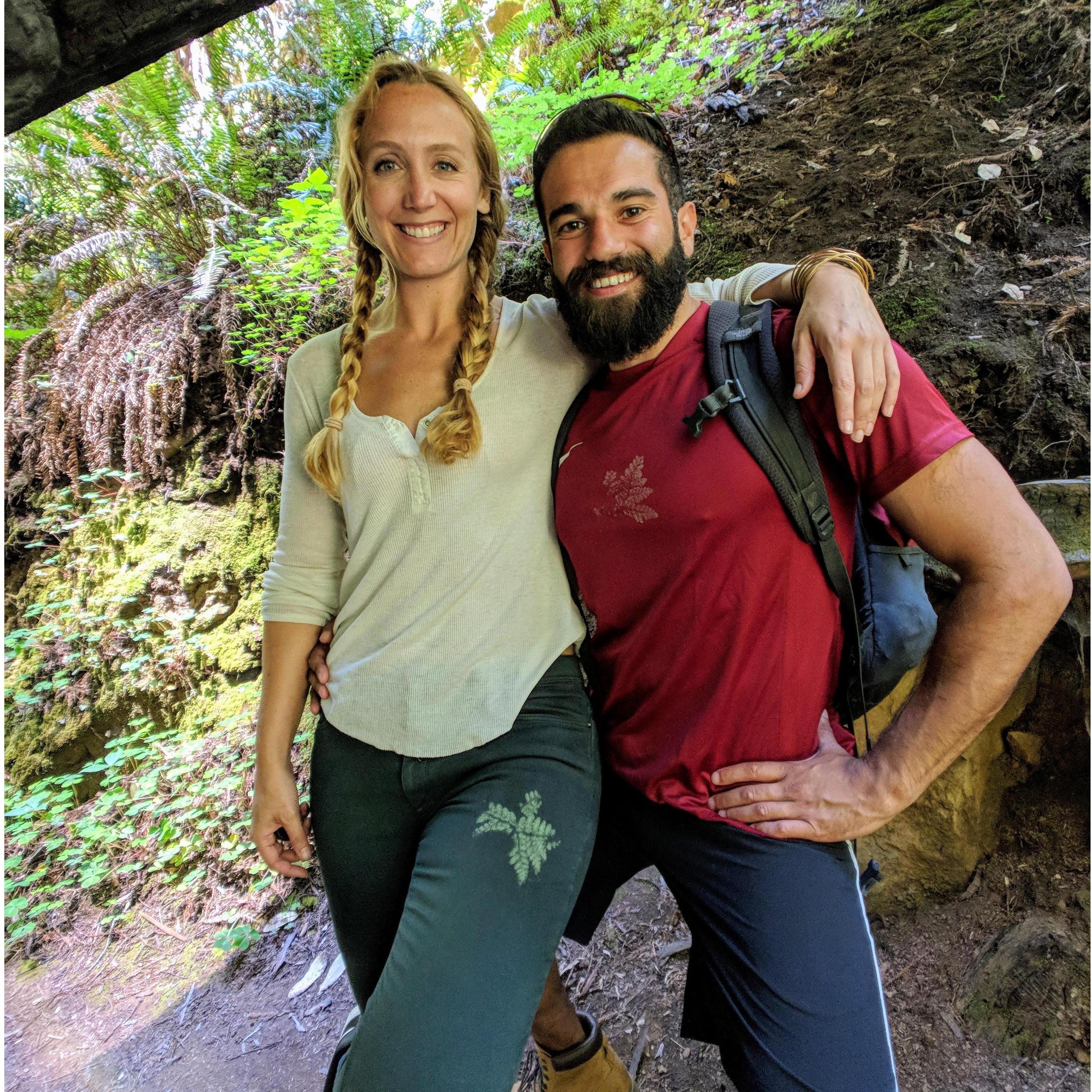 Shannon's birthday in the redwoods