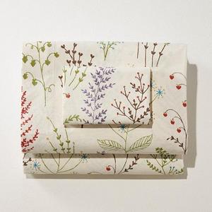 L.L.Bean Botanical Floral Percale Sheet Collection