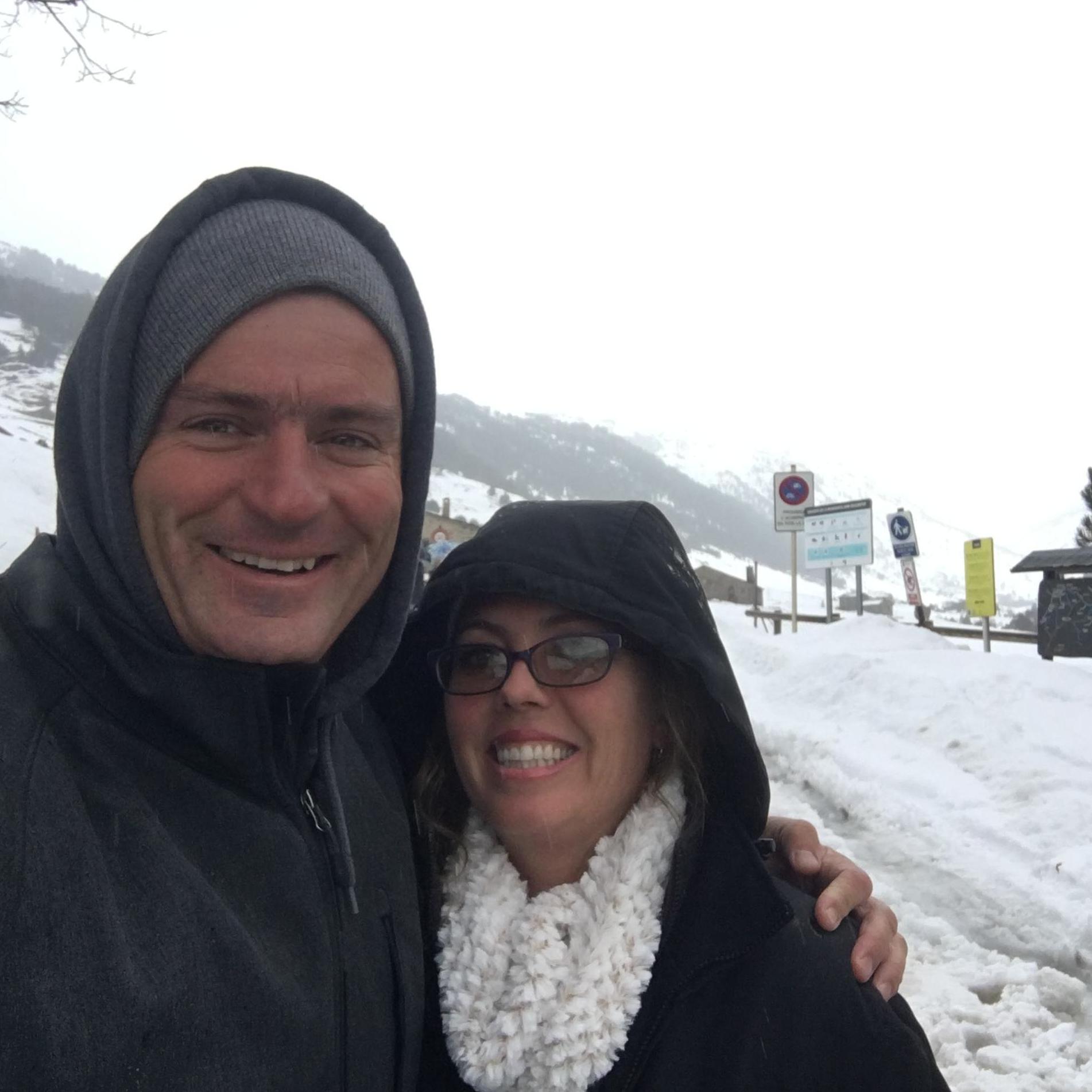 We even got a chance to visit the small country of Andorra while we were there and enjoyed the snow capped mountains - January of 2018