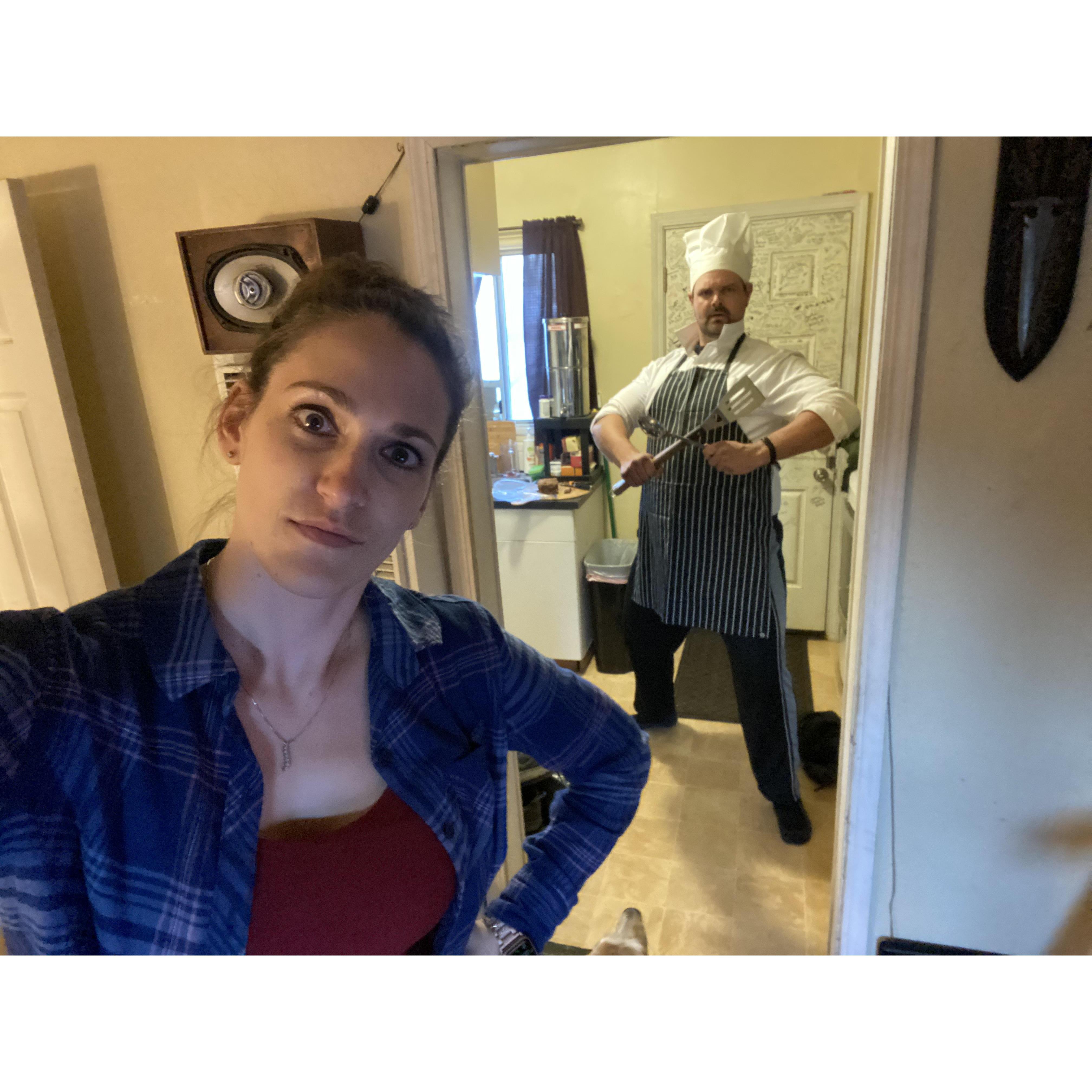 She gets roped in as the camera person for Ryan’s goofy children’s bible-teaching video sketches. If she can put up with this she can put up with anything...