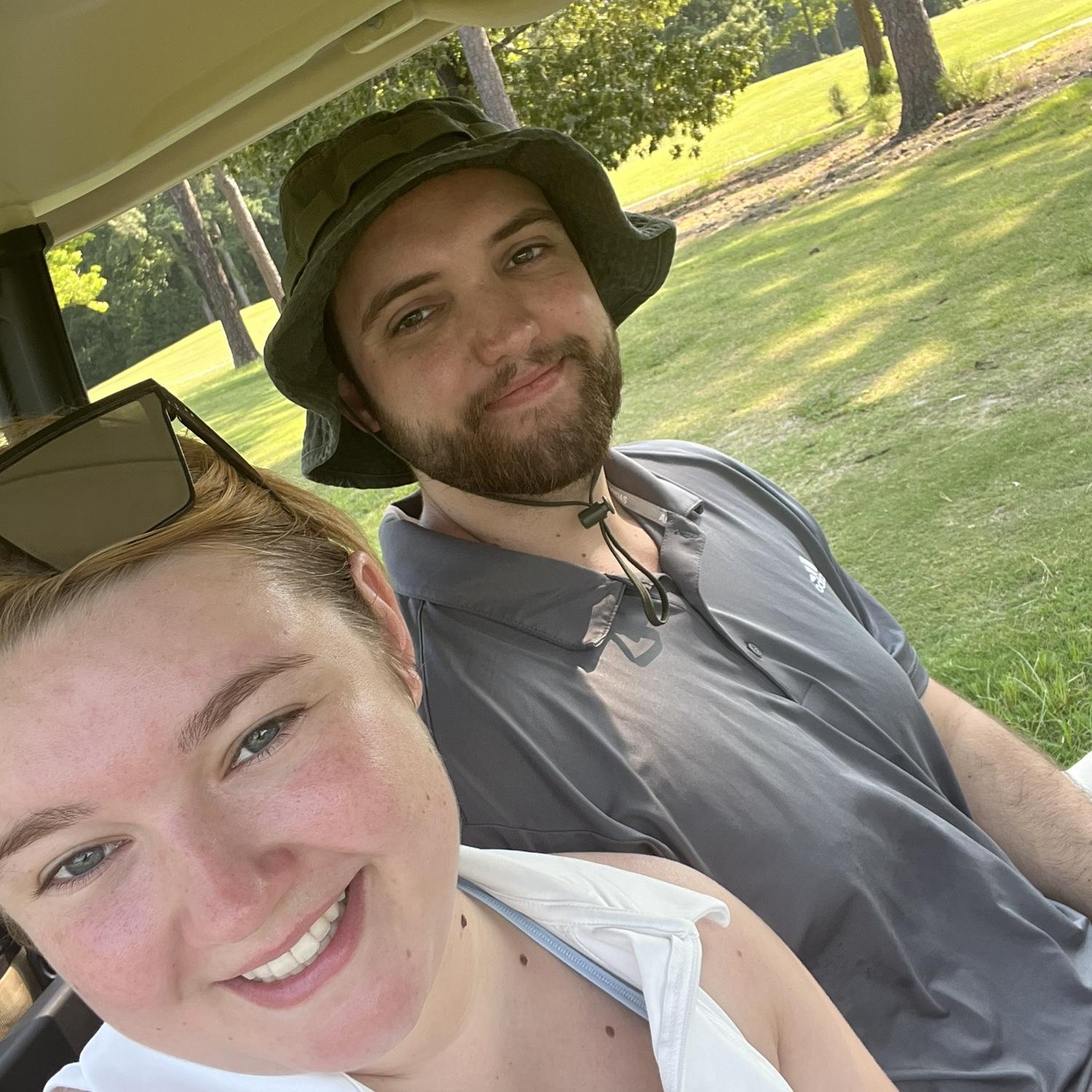 At the beach, we enjoyed one of Matt’s favorite hobbies, golf!