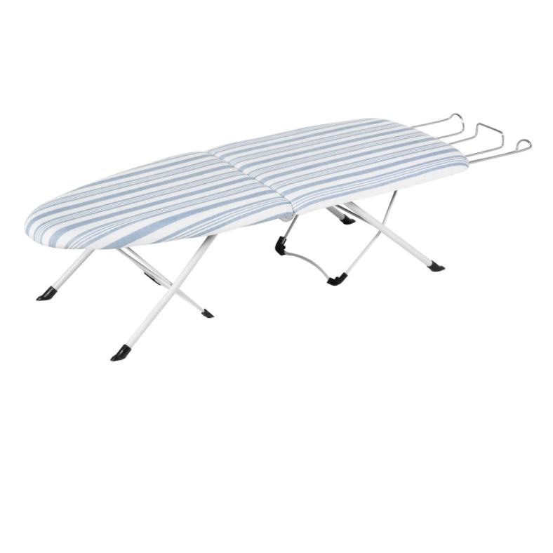 Honey-Can-Do Folding Tabletop Ironing Board with Iron Rest BRD-09222 Blue, 32” L x 12” W