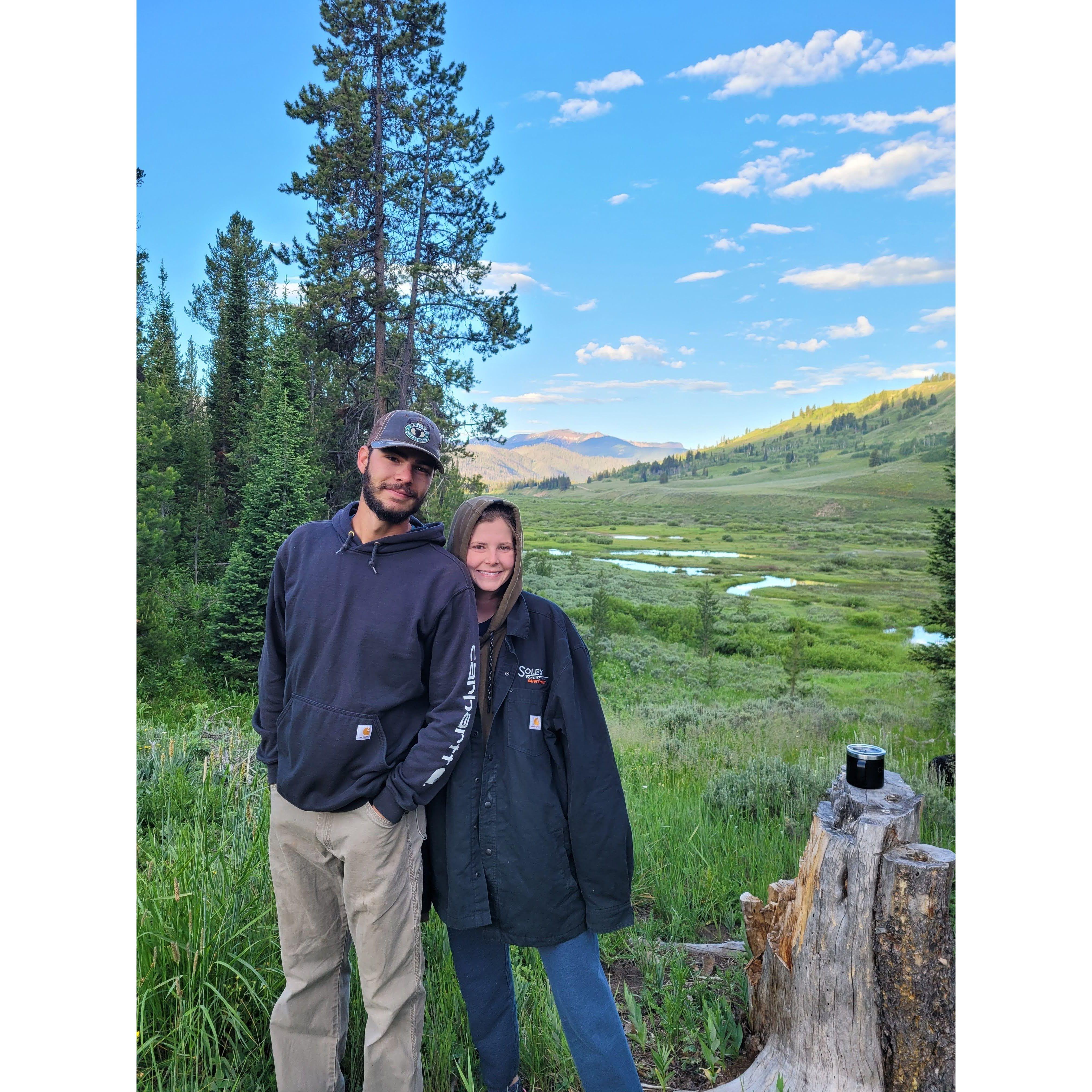 Camping in Wyoming, 2022