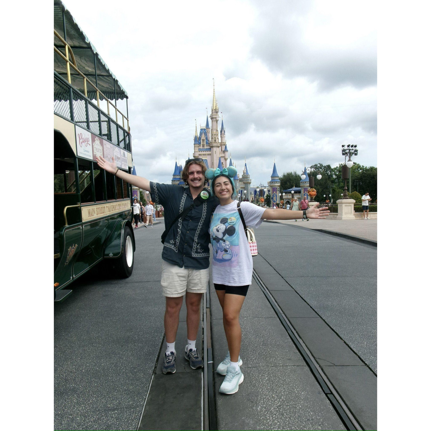 Long distance again, but this time, K is working at Disney!