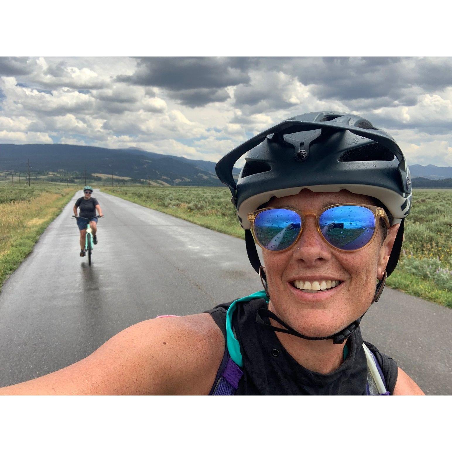 We tried out electric bikes and rode over 45 miles one afternoon through the Teton National Park.  We chased thunderstorms, swam in a tucked away reservoir, and saw the most epic landscapes.