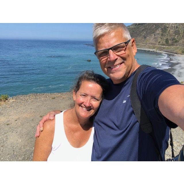 Our first trip together down Highway 1 on the Pacific Coast.