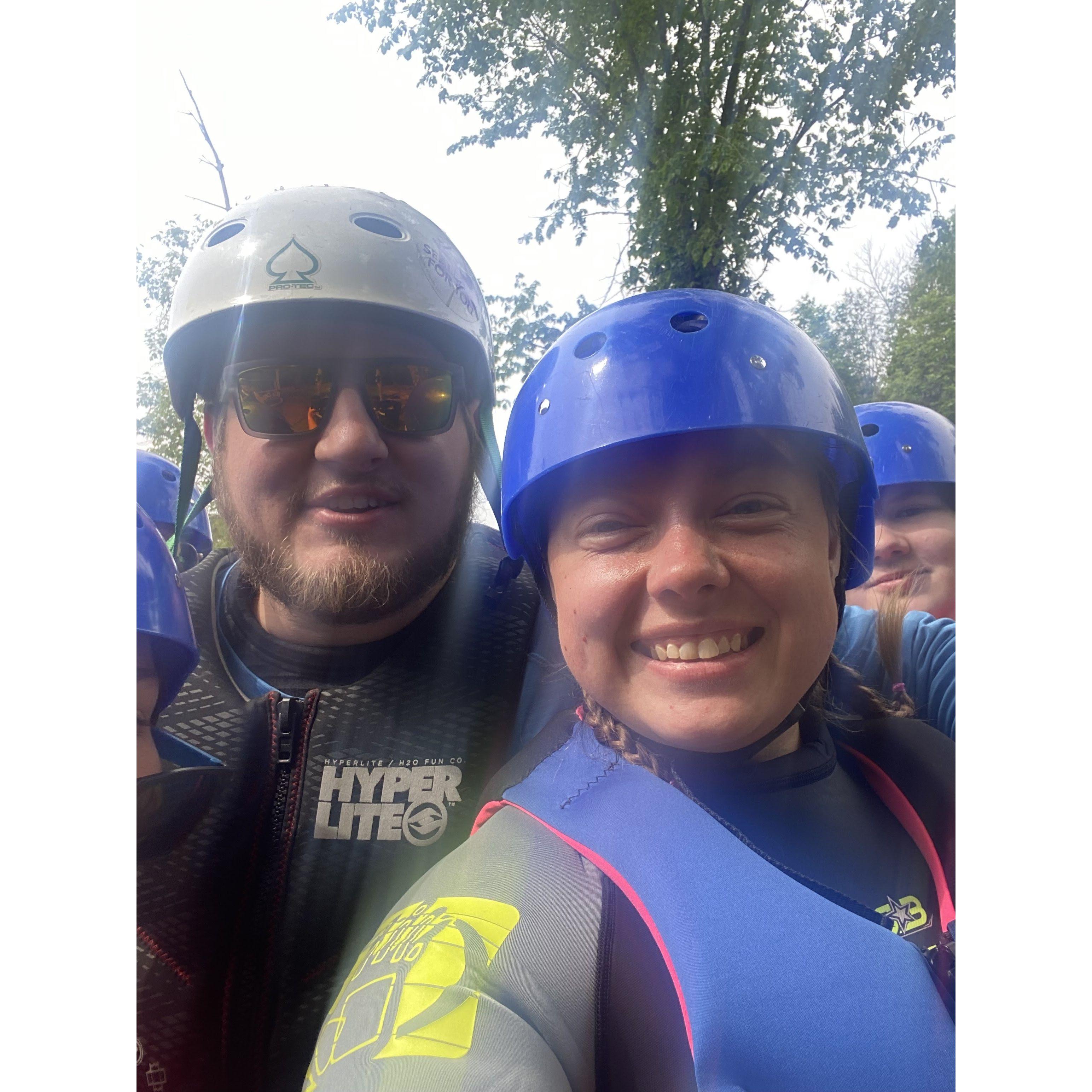 Ready (. . . maybe or not?) for white water rafting!