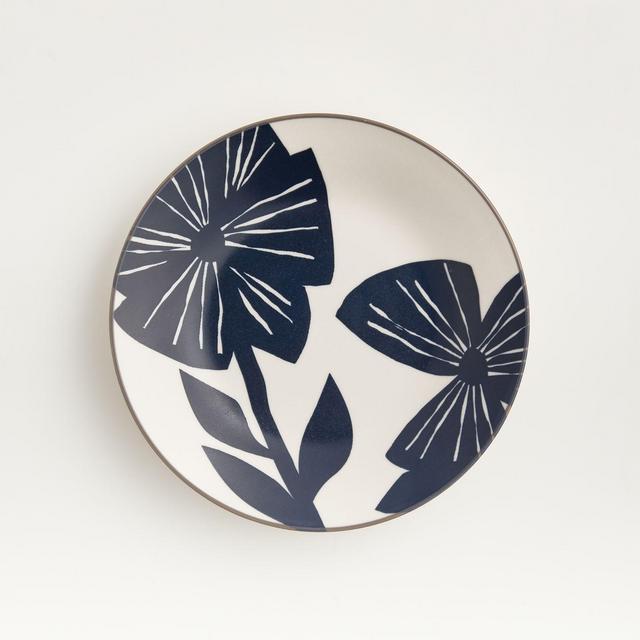 Mai Blue Floral Plate