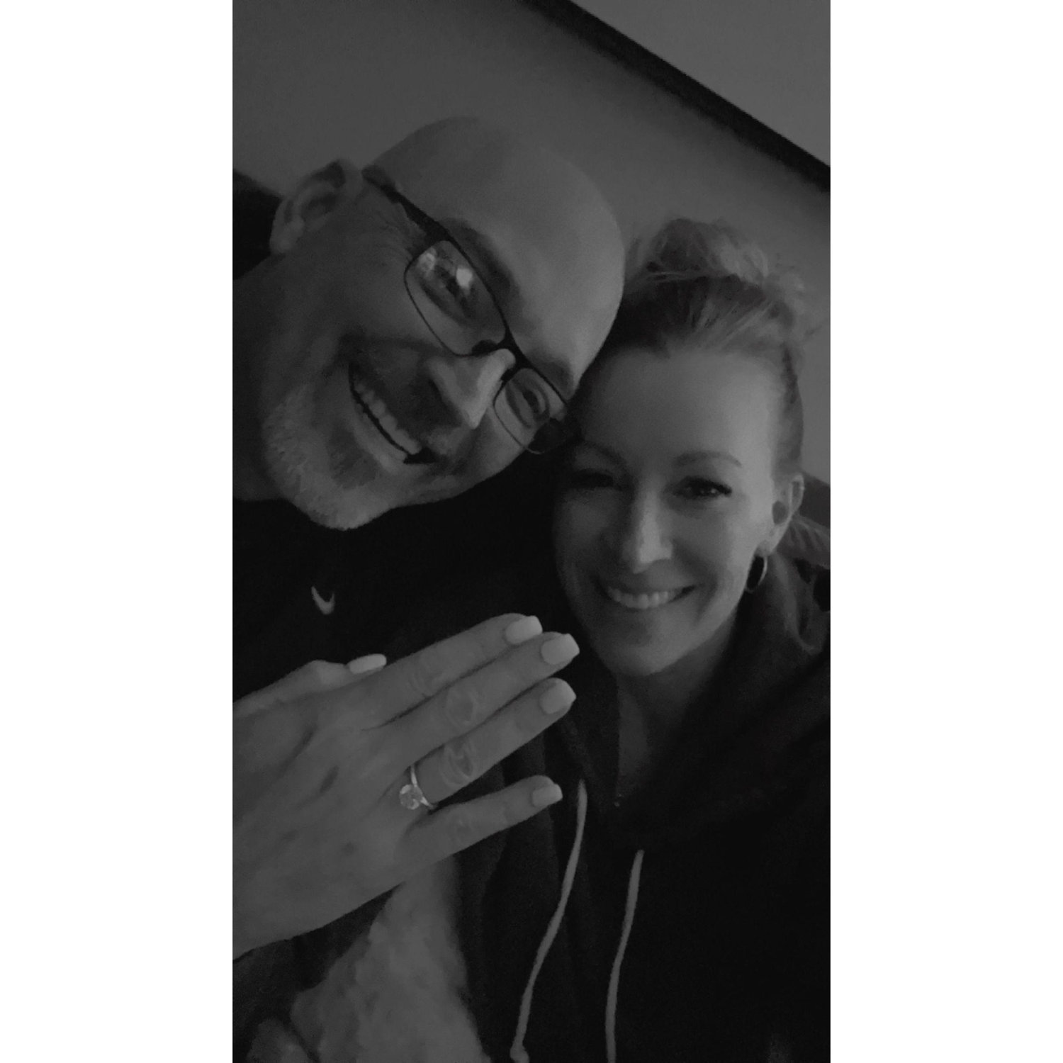The day she said YES!