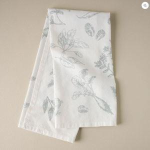 Magnolia Veggie Print Tea Towel