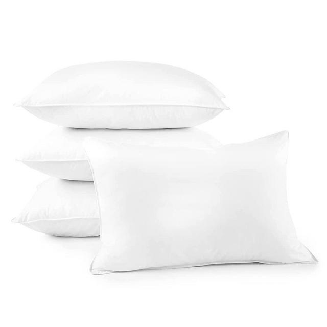 Downlite Hotel Style Hypoallergenic Down Alternative Pillow – Soft/Medium Density – Jumbo Size, 20 x 28 – Sham Stuffer – 4 pack