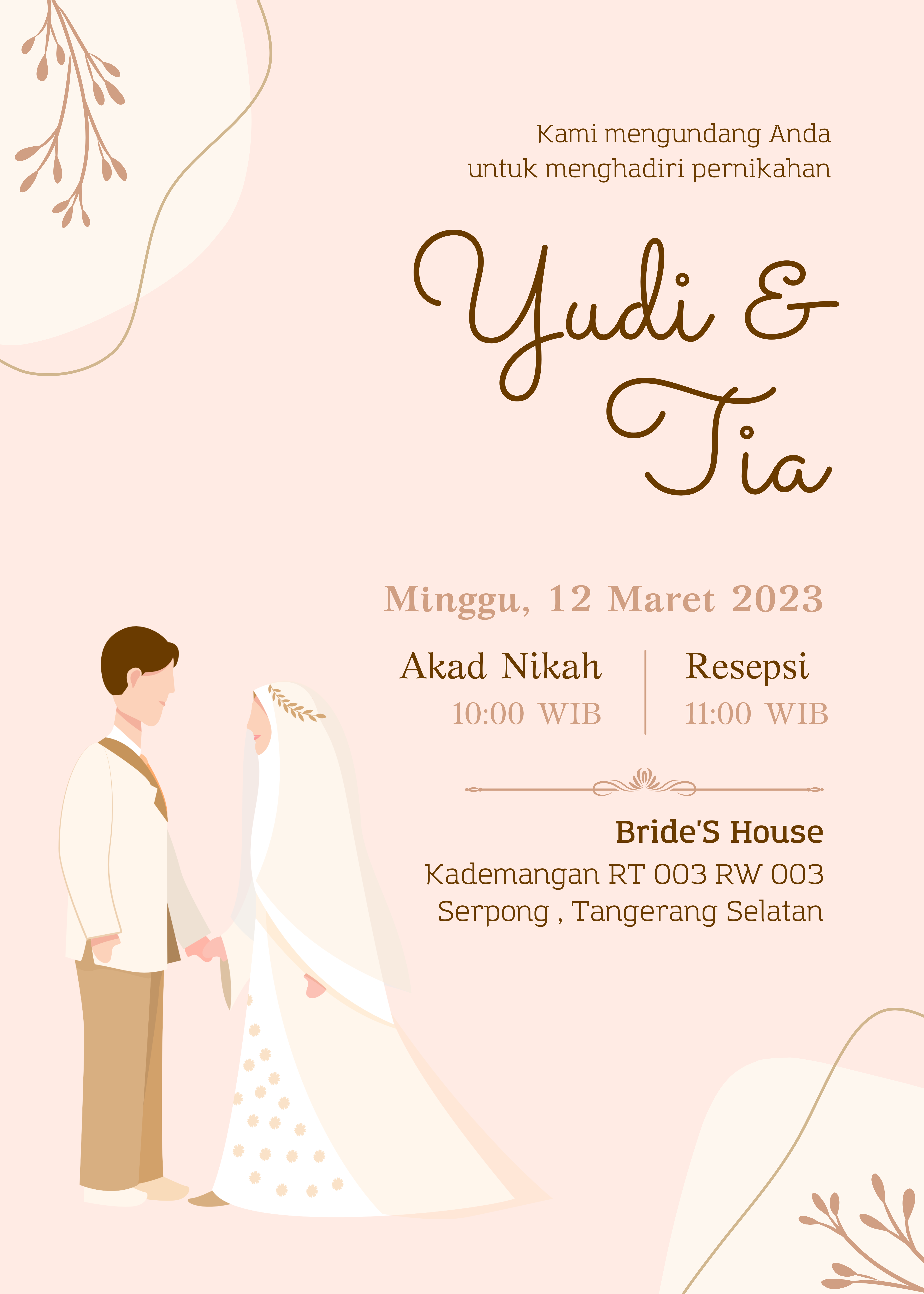 The Wedding Website of Tia Marliah and Yudi Awaludin
