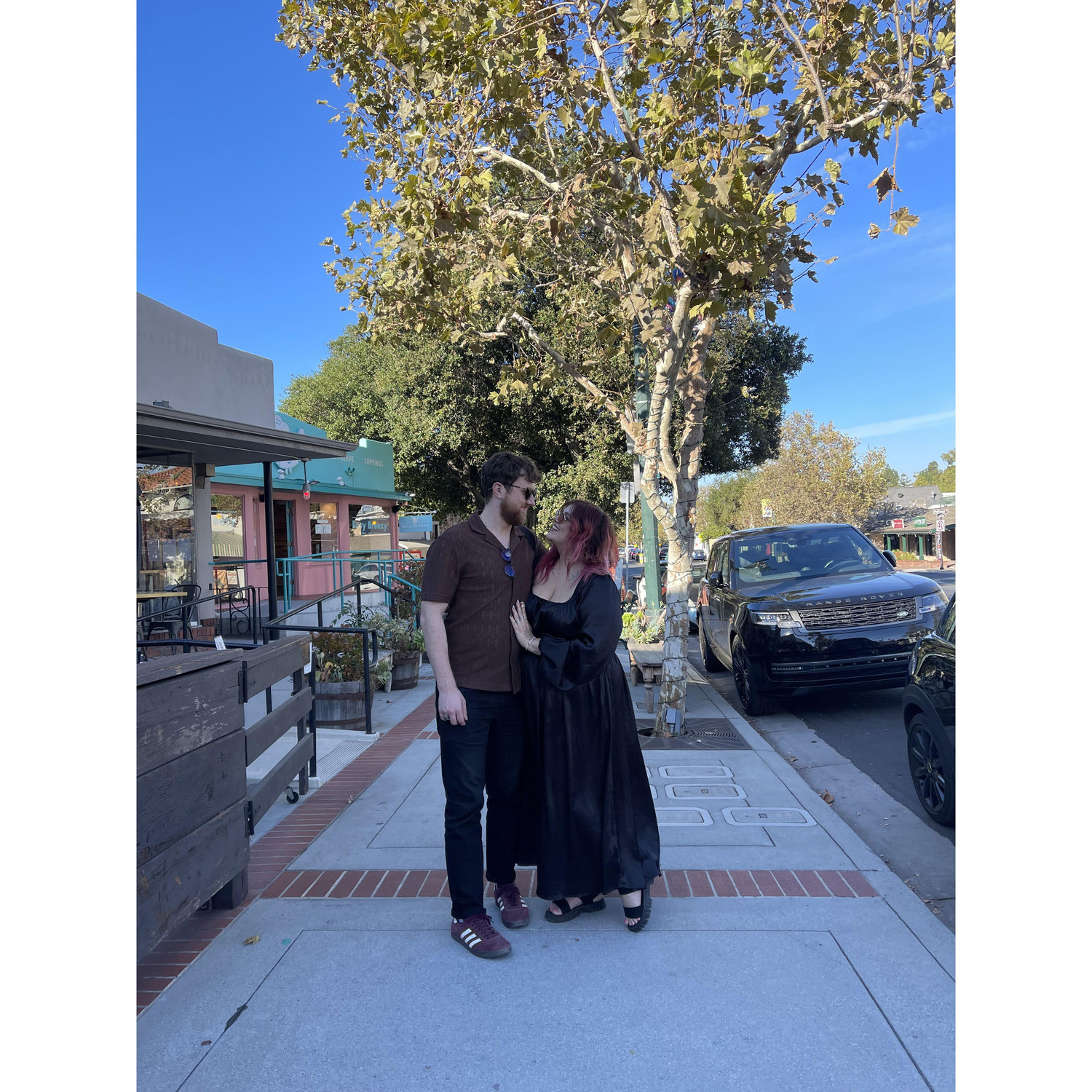 Being bougie cuties at a wine bar in Los Gatos, San Jose