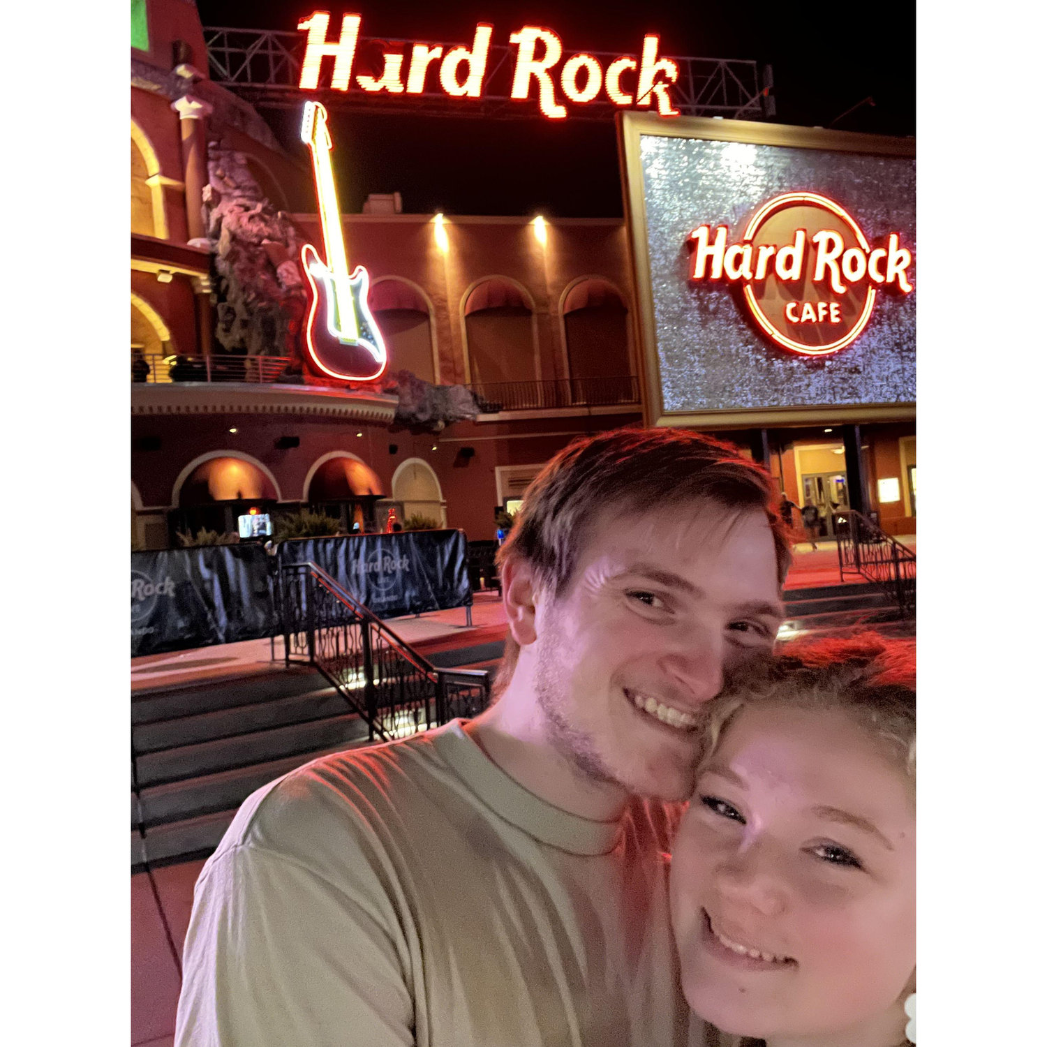 A date night to see COIN at the Hard Rock in Orlando.