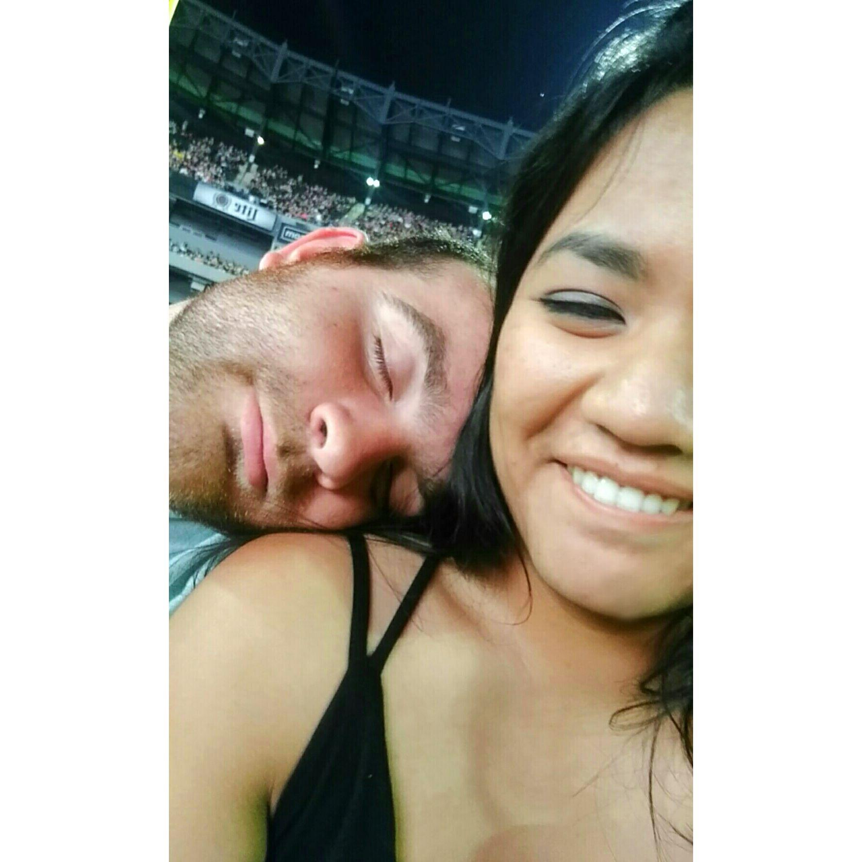 Jim surprised Liz with Chance the Rapper's Magnificent Coloring Day event back in 2016.