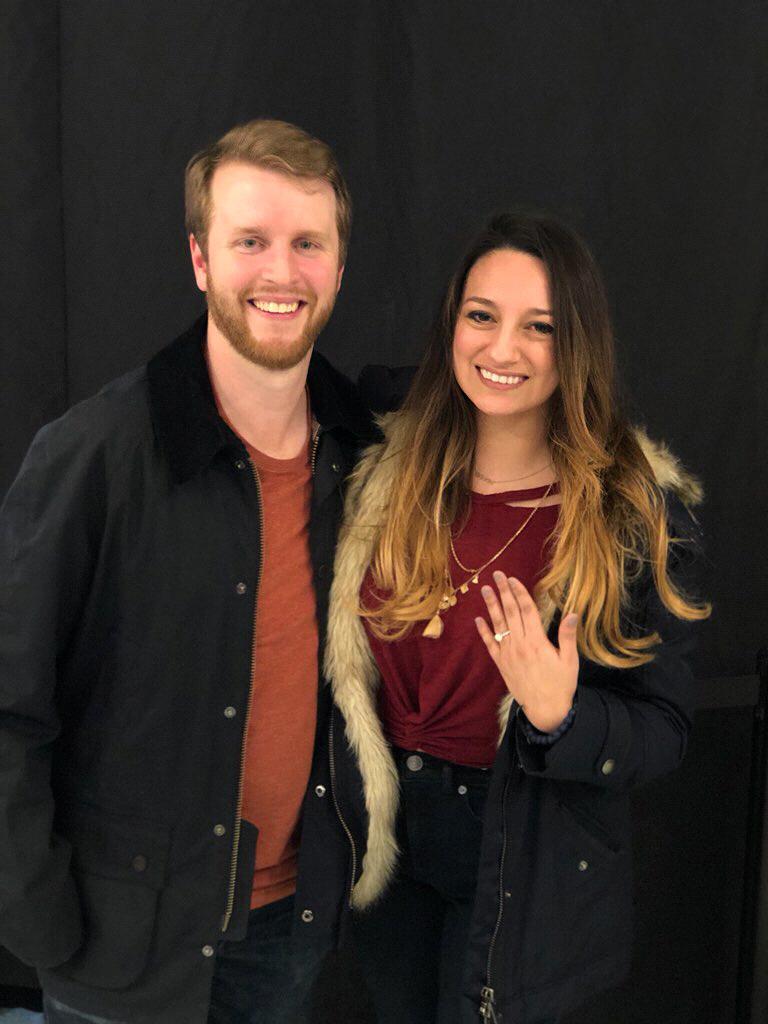 The night we got engaged!