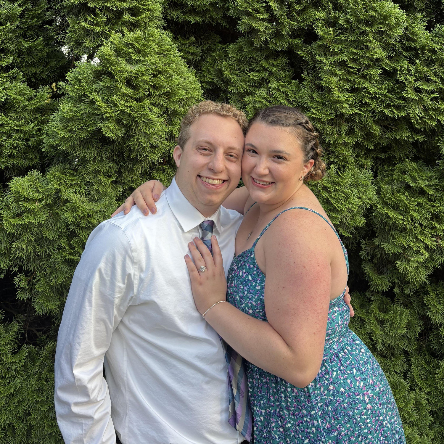 Celebrating college friends Grace and Jacob's wedding!