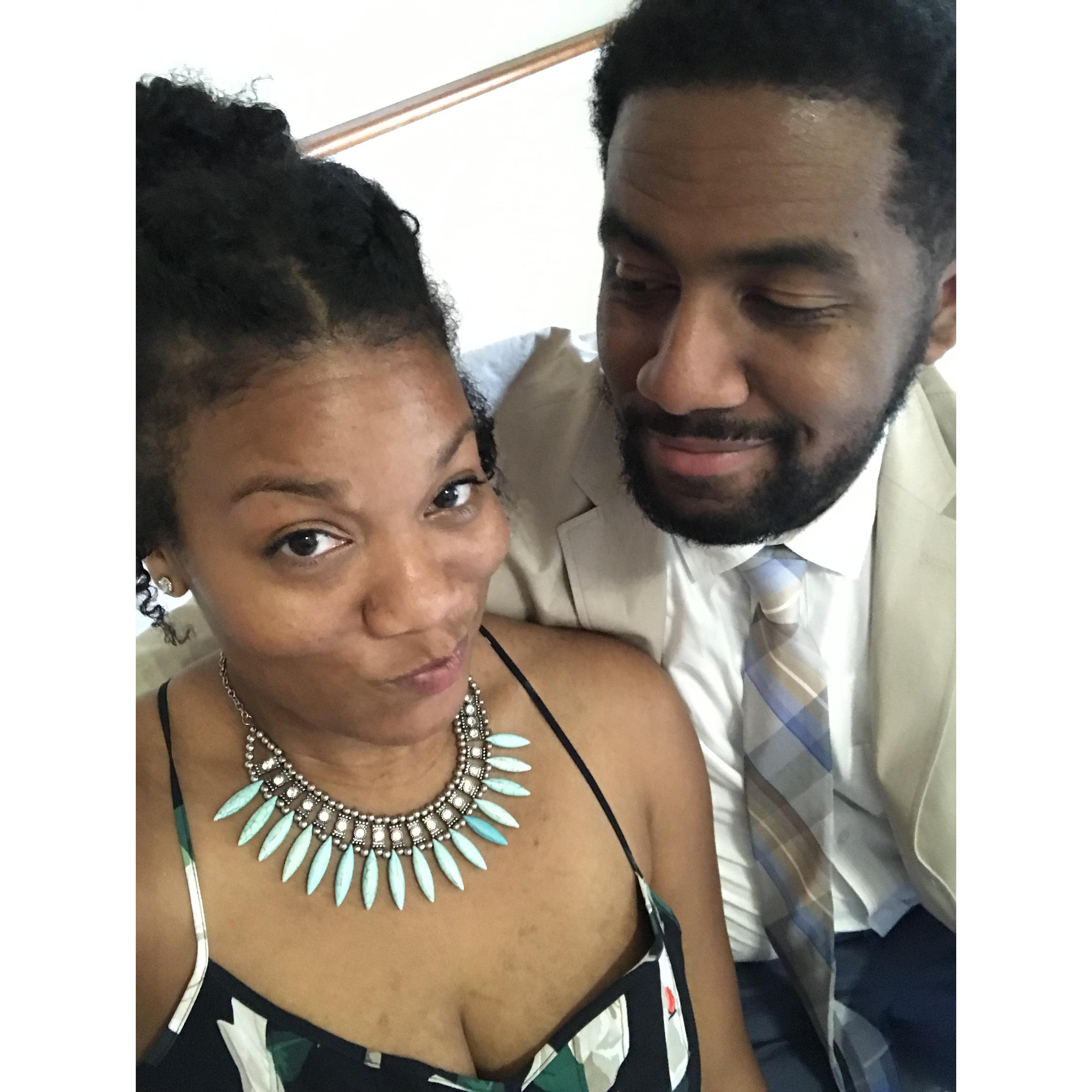 Our first wedding.