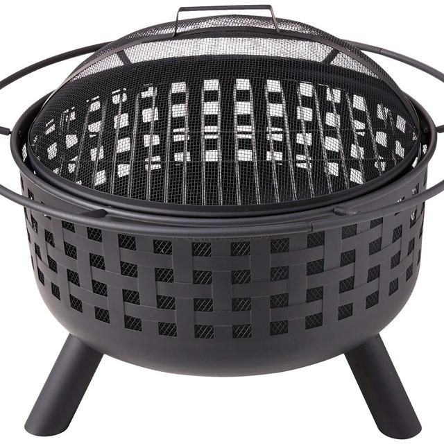 Landmann 26314 City Lights Memphis Firepit, Black