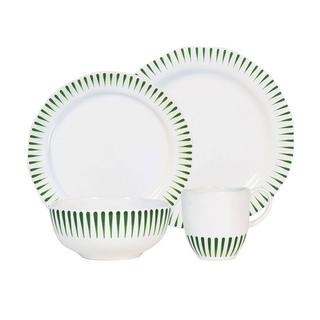 Sitio Stripe 4-Piece Place Setting, Service for 1