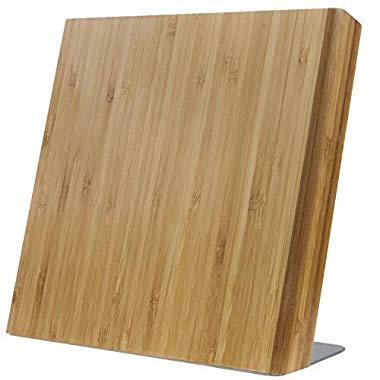 Coninx Magnetic Knife Holder with Powerful Magnet - Bamboo Wood Magnetic Knife Guard Holder, Organizer Block Without Knives