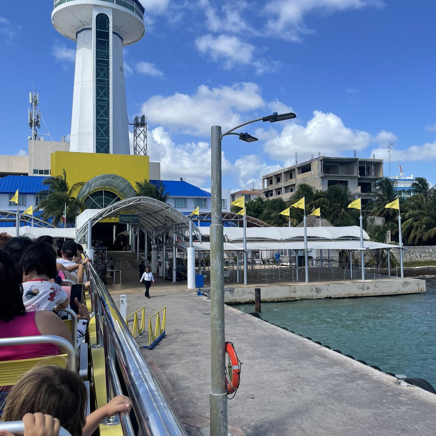 Leaving Cancun to head to Isla