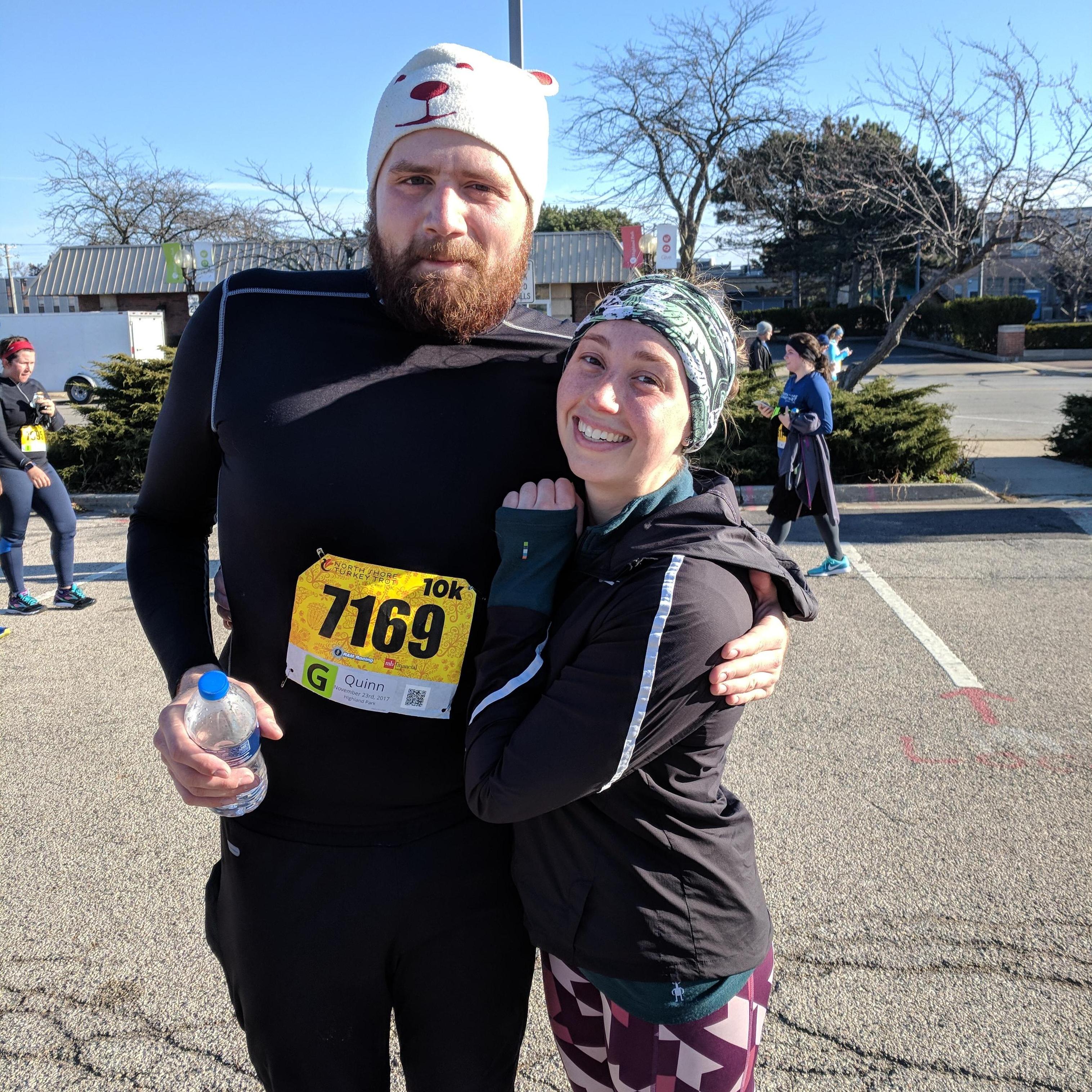 Sometimes Quinn runs races faster than Mel