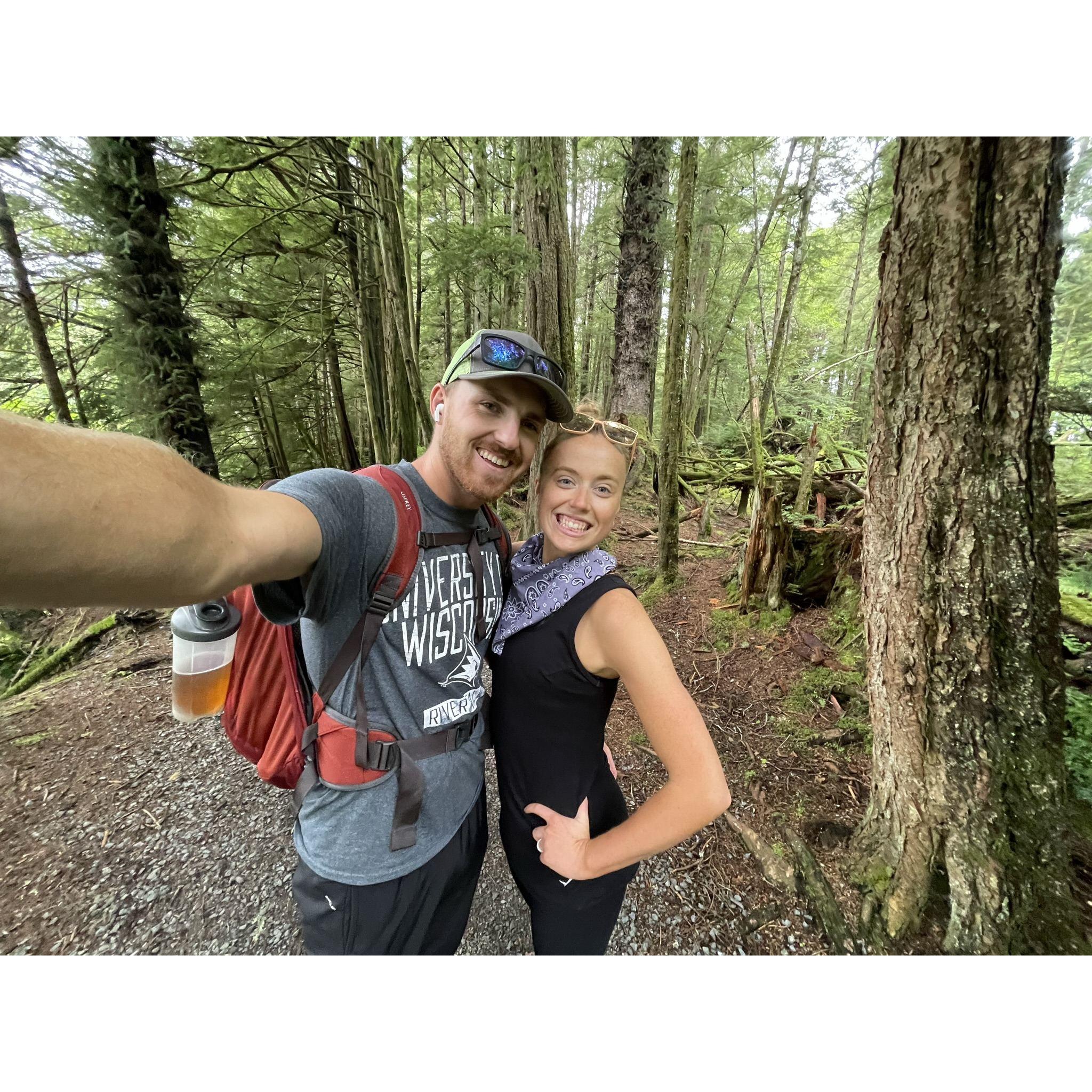 One of multiple hikes while on a family vacation with the Buercks in Alaska.