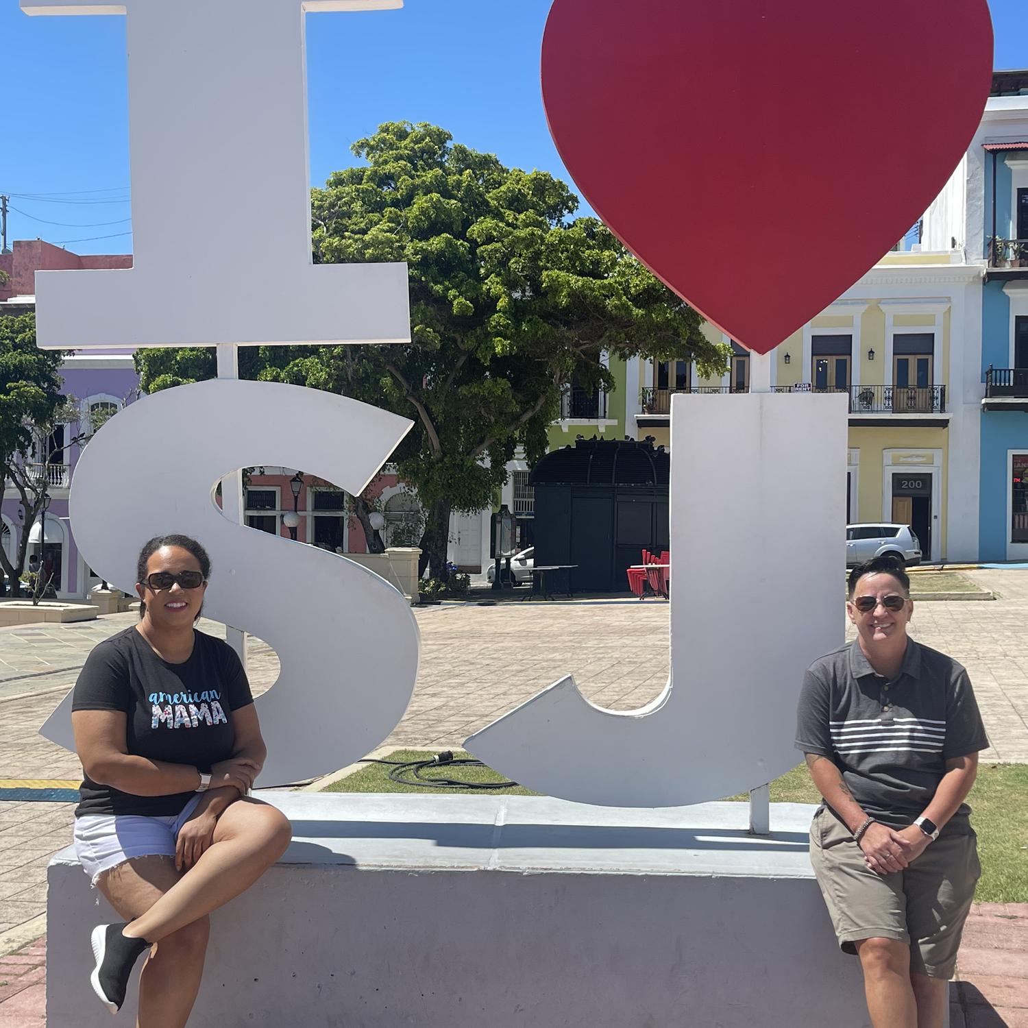 Old San Juan during our first getaway.