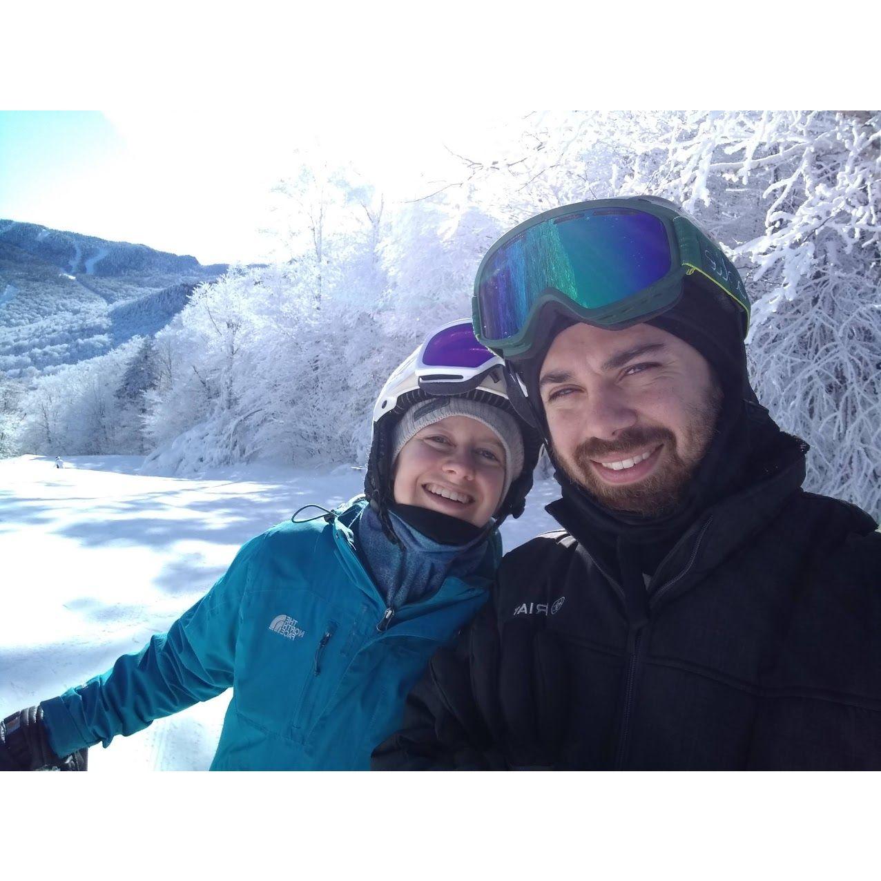 Our favorite ski mountain! Smugglers Notch, Vermont
