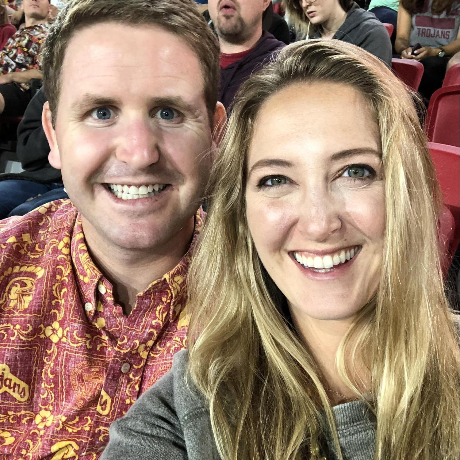 First USC football game together