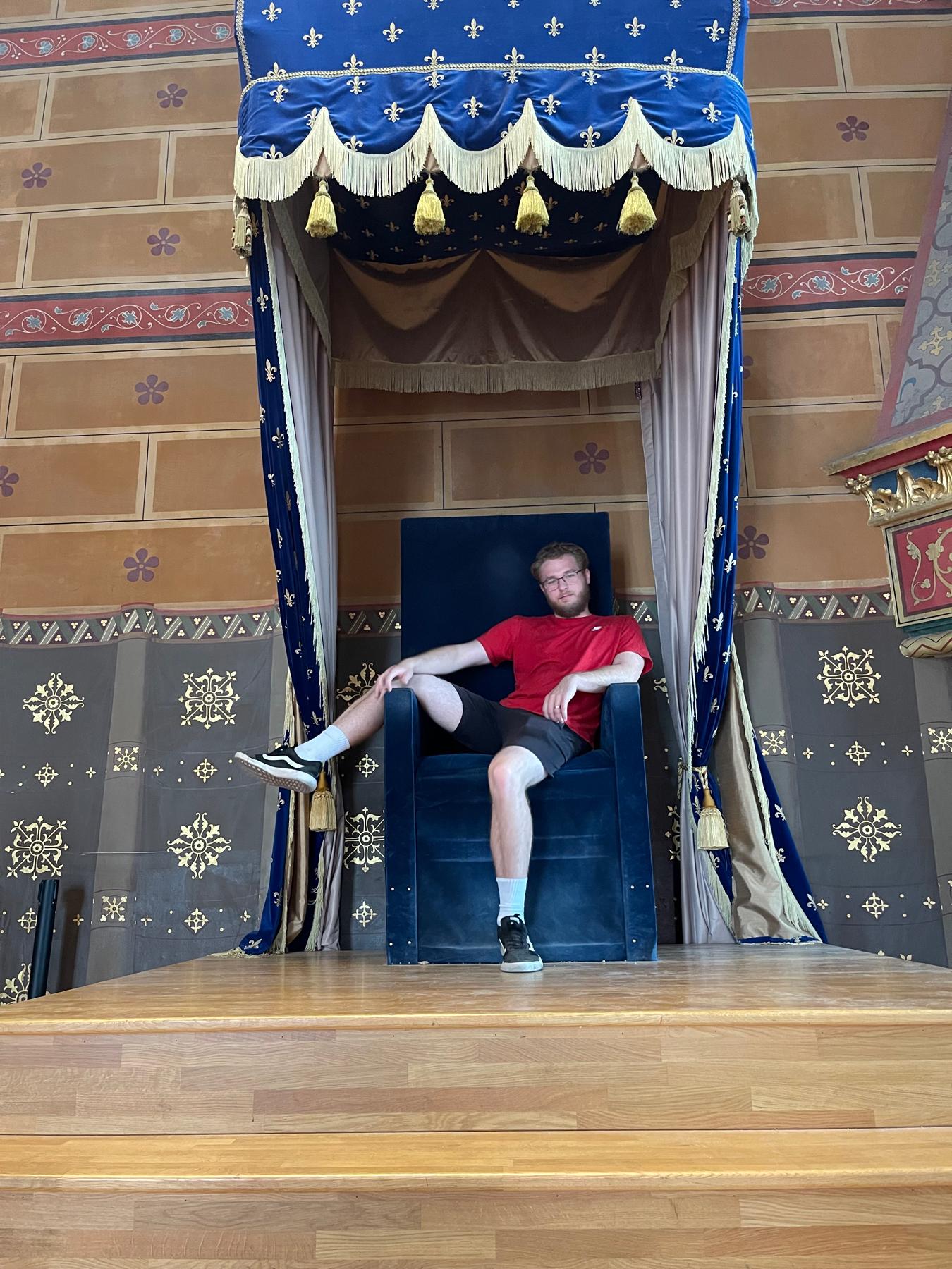 King Jonathan in his element…
