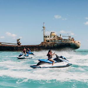 Jet Skis On Our Honeymoon in Turks & Caicos