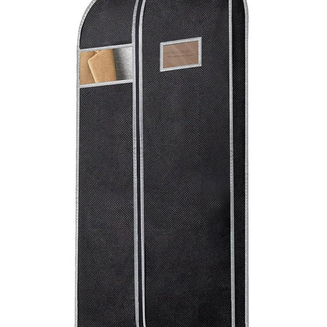 BALEINE 1PK Heavy Duty Garment Bag with Shoe Storage Travel Bag for Dresses, Suit, Coats Travel Essential (43", Black)