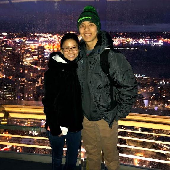 Thu surprised Cody with a trip to Seattle on their 3 year anniversary.