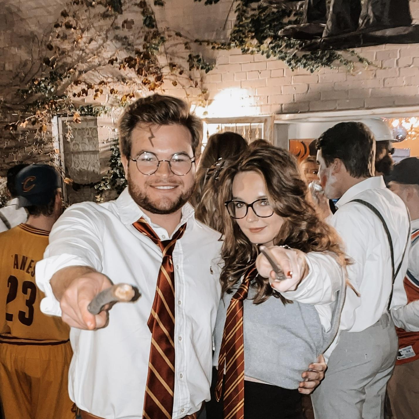 He read all seven Harry Potter books for her when they started dating
