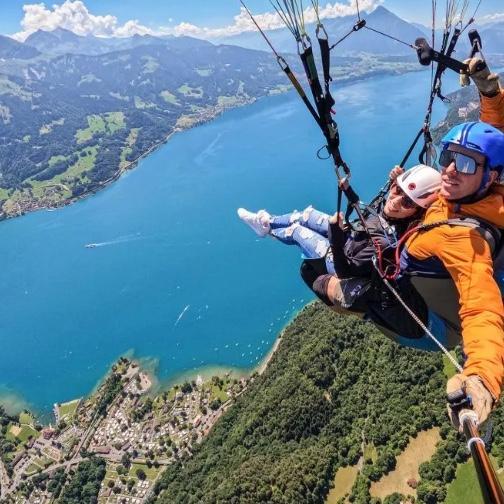 Paragliding on our Honeymoon!