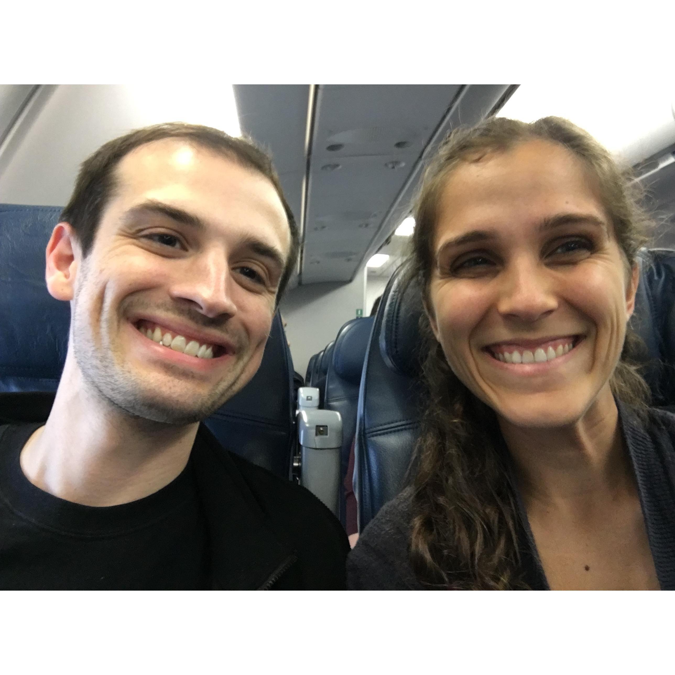 Our trip to a plane!