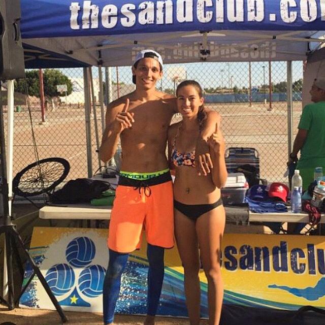 The first tournament we played in together and we won, of course!