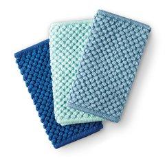 Counter Cloths, RC BC, navy, teal, sea mist (3pk)