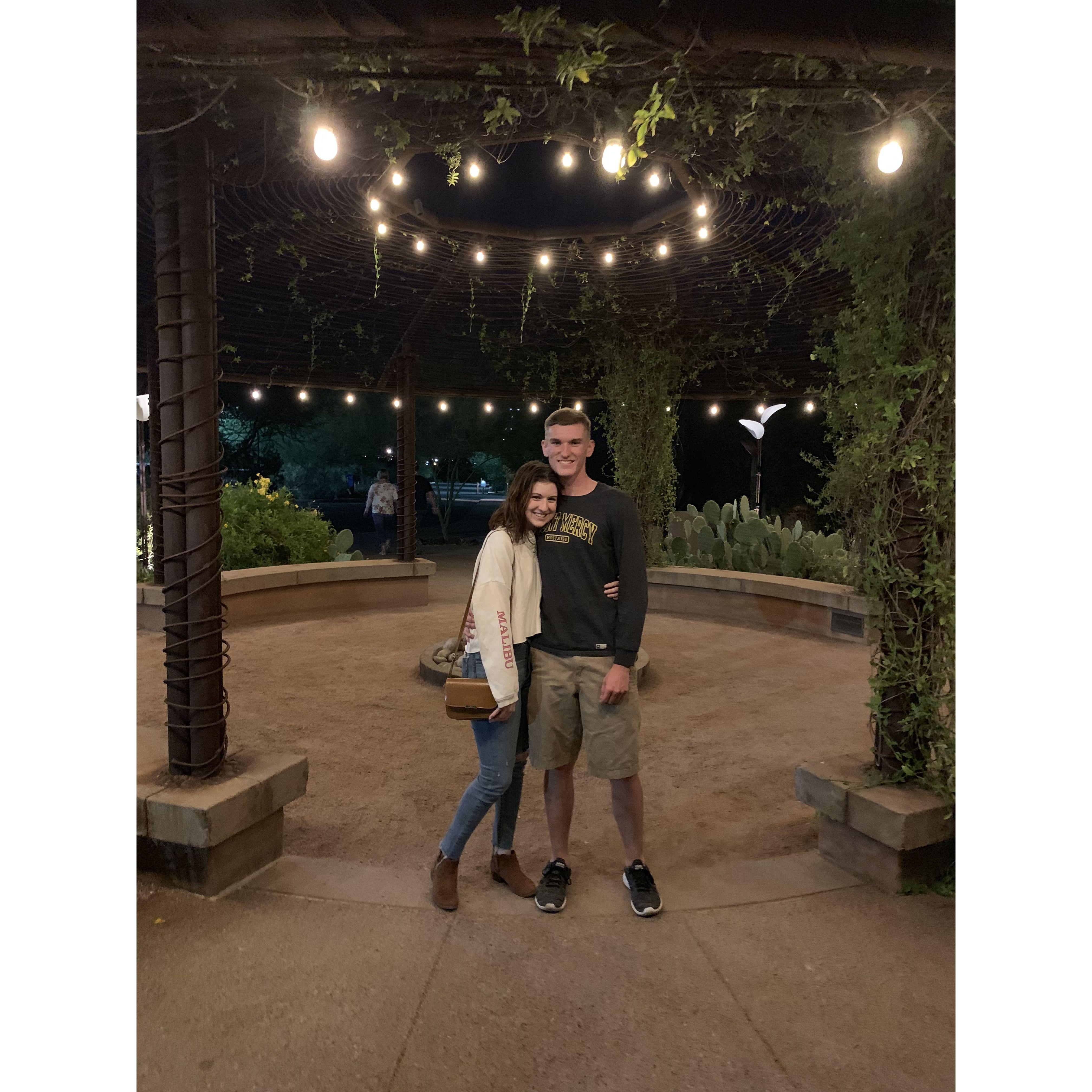 Our first date October 18th, 2018 at Desert Botanical Gardens