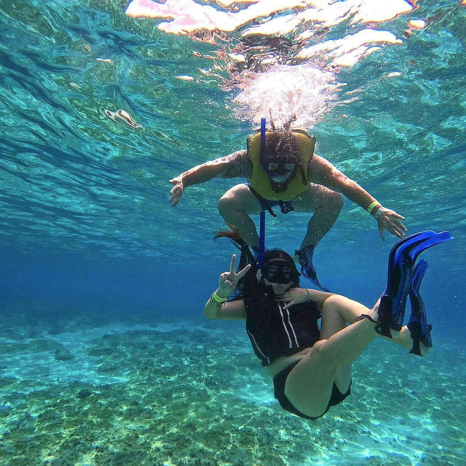 Water monkeys in their natural habitat!