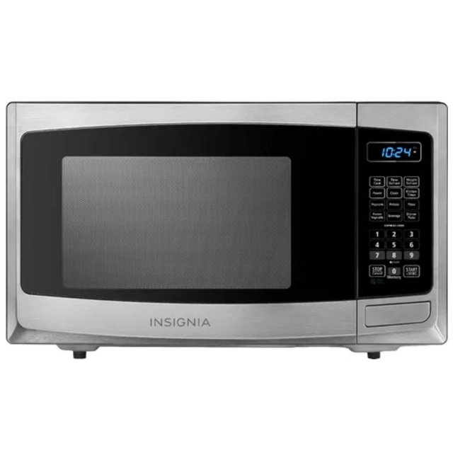 Insignia™ Compact Countertop Microwave - Stainless Steel
